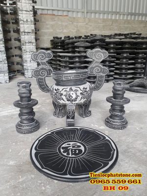 Bát hương đá 09
