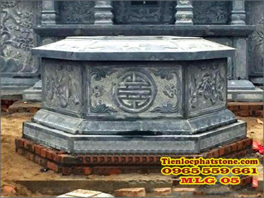 Mộ lục giác đá 05