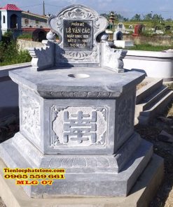 Mộ lục giác đá 07