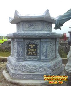 Mộ lục giác đá 16