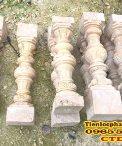 Lan can con tiện đá 05