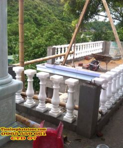 Lan can con tiện đá 07