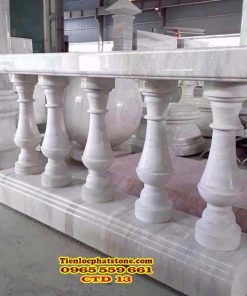 Lan can con tiện đá 13