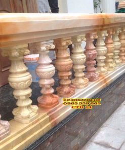 Lan can con tiện đá 14