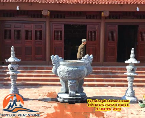 Lư hương đá MS03
