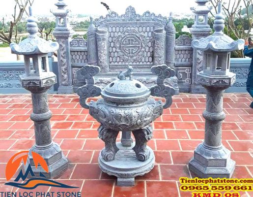 Lư hương đá 08