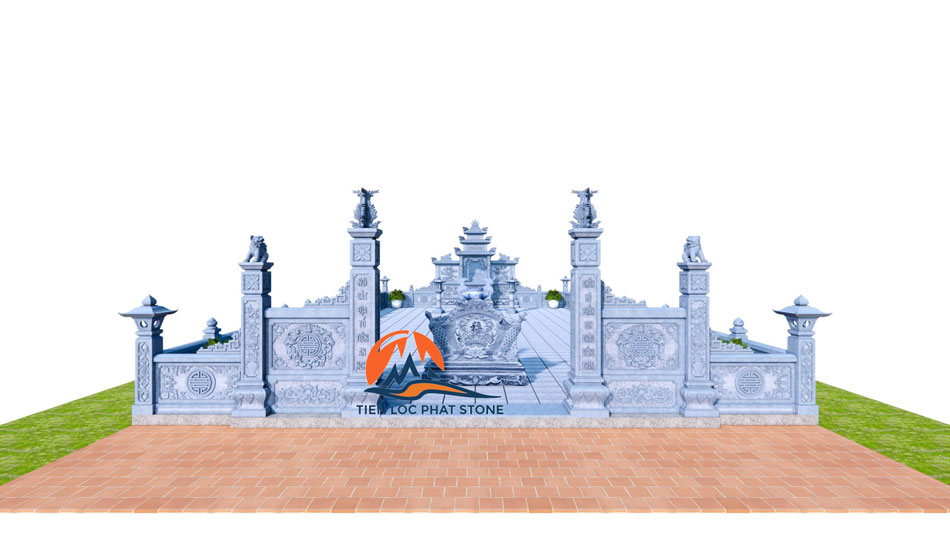 Thi công lắp đặt khu lăng mộ đá tại Bến Lức Long An 6