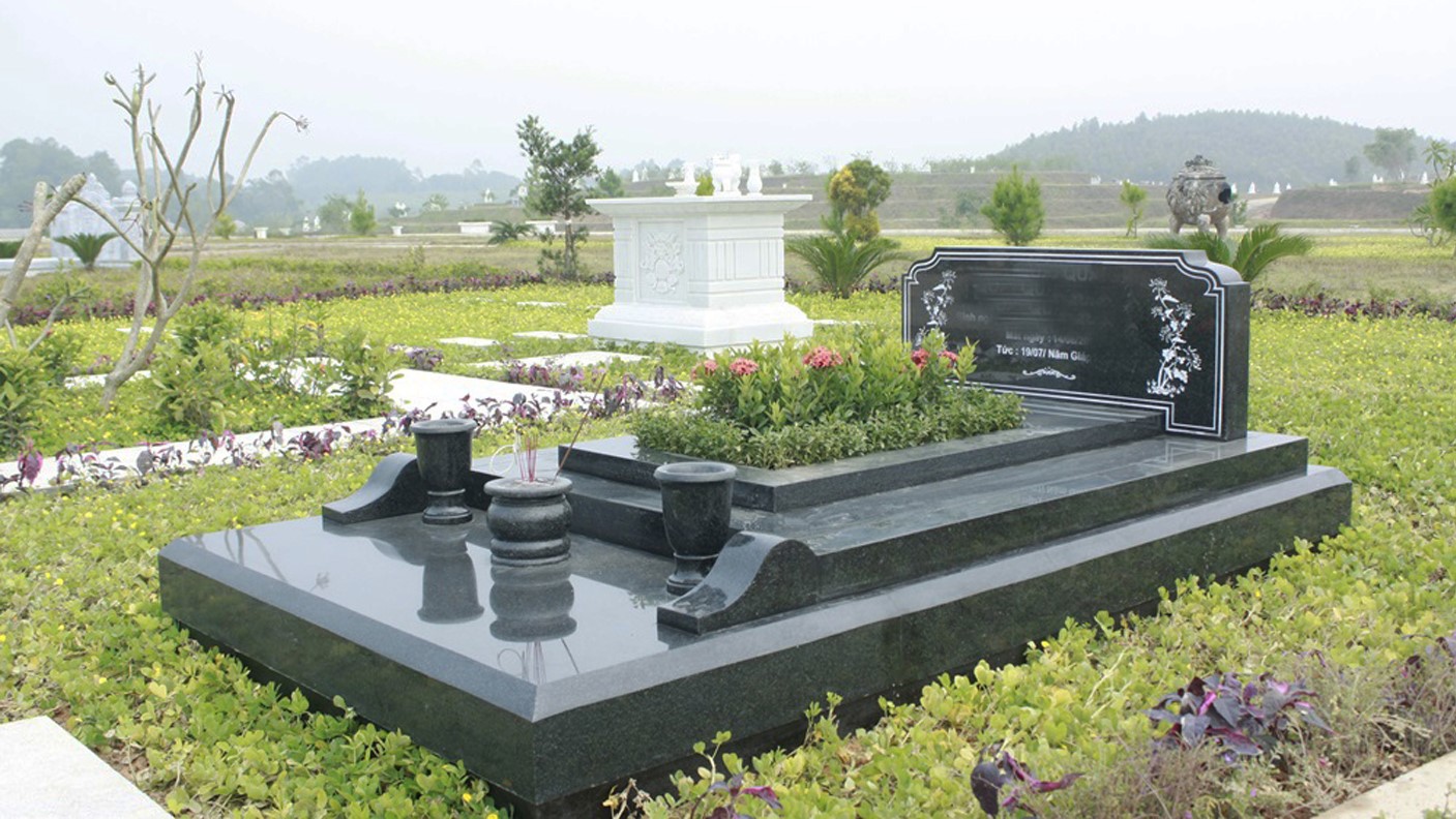 Giá mộ đá hoa cương 1