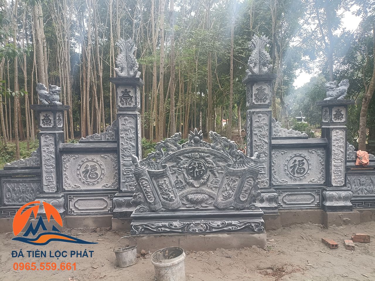 Hoàn thiện lăng mộ đá dòng họ Lê 3