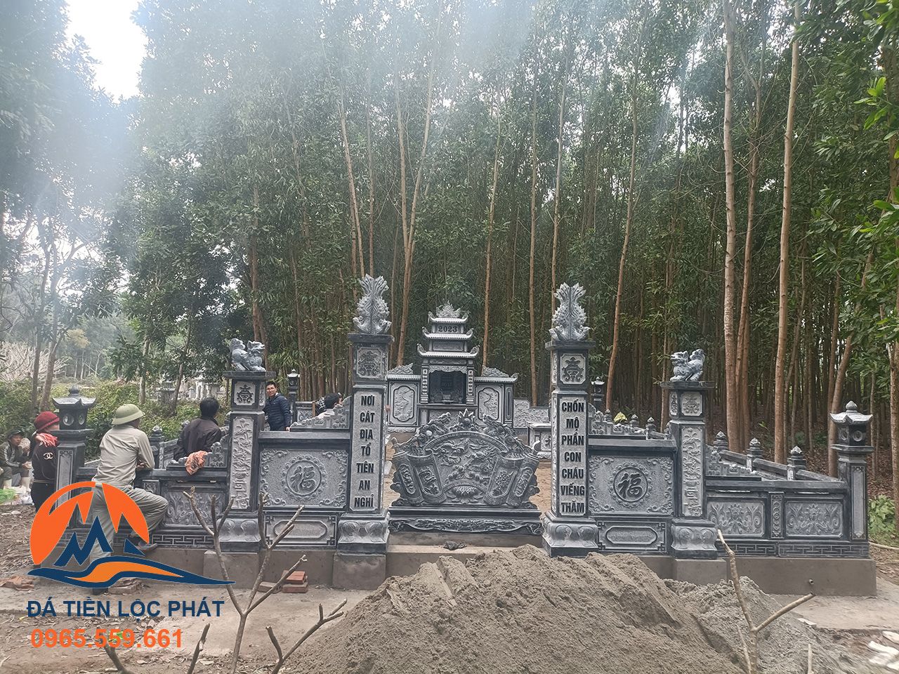 Hoàn thiện lăng mộ đá dòng họ Lê 4