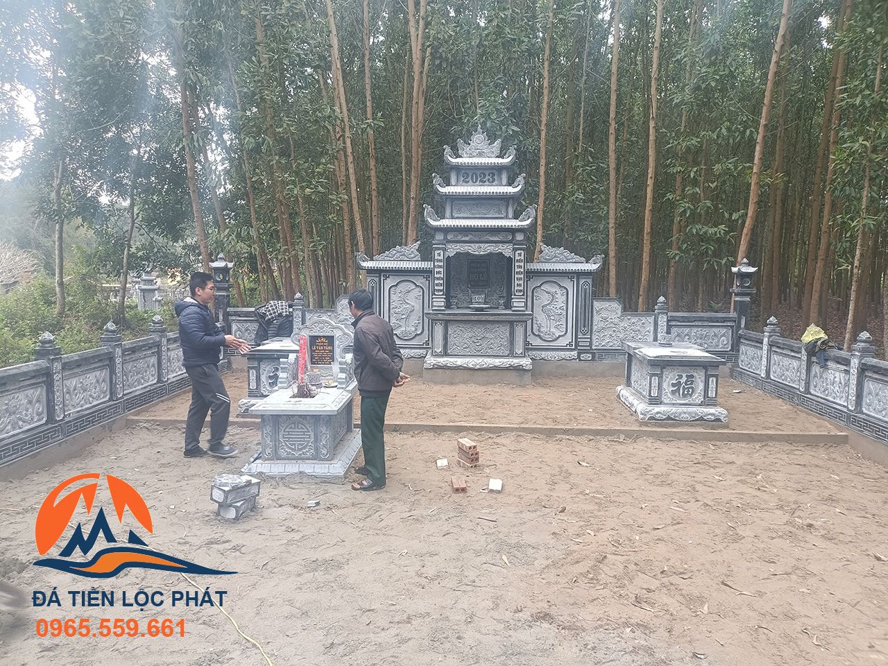 Hoàn thiện lăng mộ đá dòng họ Lê 6