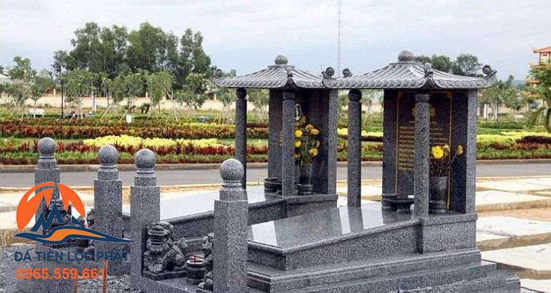 Mẫu mộ ốp đá 2