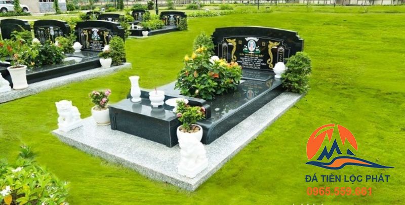 Mẫu mộ ốp đá 3