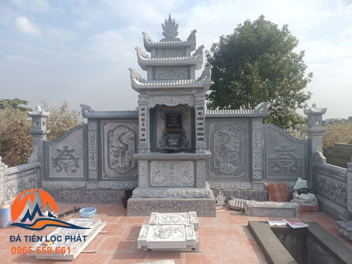 Hoàn thiện khu mộ đá gia tộc họ Nguyễn ở Thanh Hóa (1)